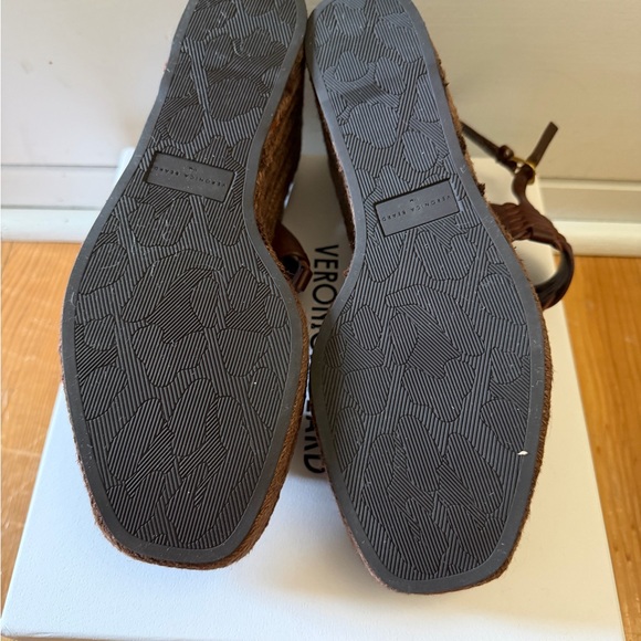 Veronica Beard Chocolate Platform Sandals - Picture 5 of 6